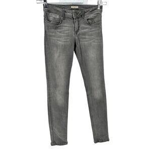 Burberry Brit Slim Jeans Mens 30 Grey Faded Stretch Designer Denim 30x34